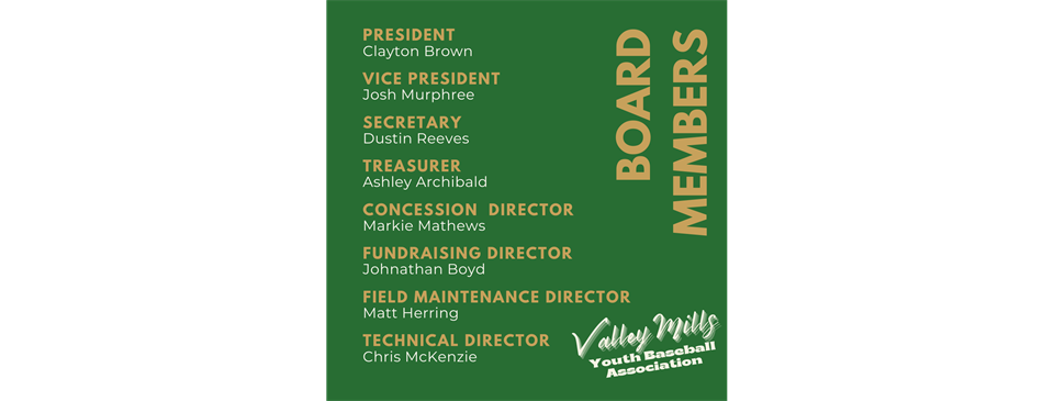 2025 VMYBA BOARD